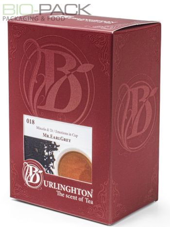 Tè nero Earl Gray Imperial miscela profumata al Bergamotto Burlinghton 15 filtri