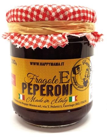 Composta a base di aceto balsamico Fragole e Peperoni