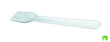 Paletta gelato monouso in PLA biodegradabile e compostabile trasparente sfusa