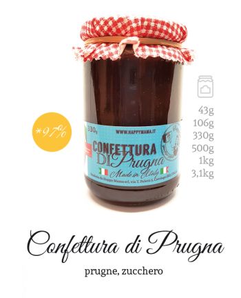 Confettura al gusto di Prugna