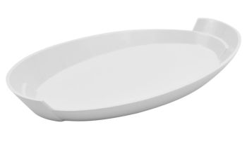 Piatto piano ovale collezione Eden 325x182x39mm