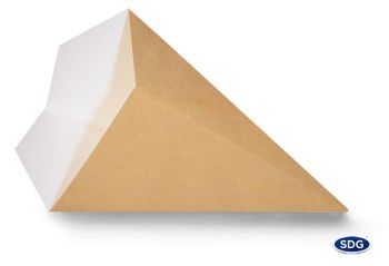 Coni porta fritto monouso in cartonicino di pura fibra vergine per delivery e take away