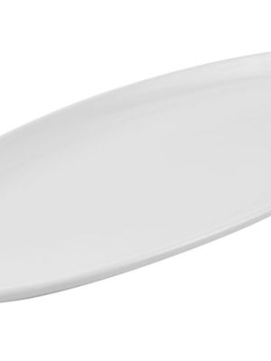 Piatto Ovale in Melamina bianca