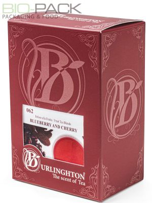 Infuso alla frutta Mirtillo e Ciliegia Burlinghton 15 filtri