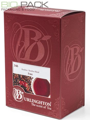 Rooibos "Fuoco" deteinato con boccioli di rosa  Burlinghton 15 filtri